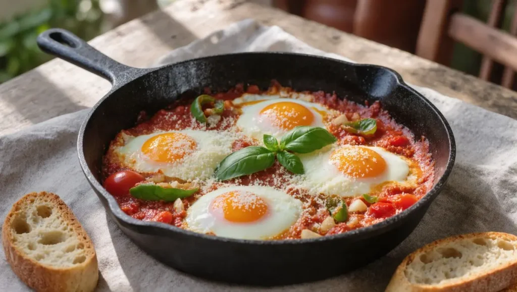 Ovos com Cubanelle ao Estilo Mediterrâneo