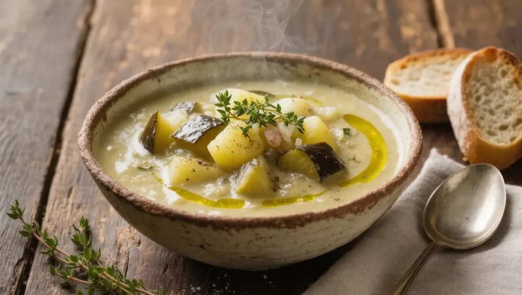 Sopa Cremosa de Cubanelle com Batata