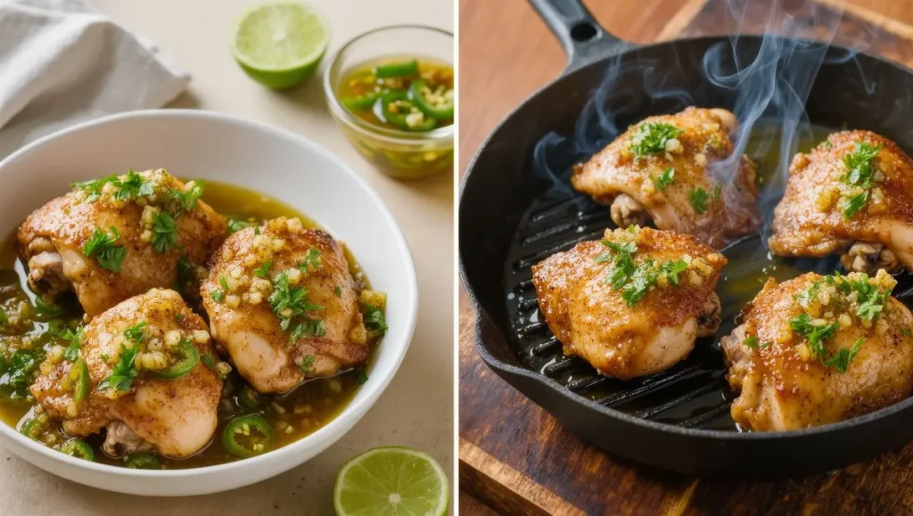 Frango Marinado com Habanero e Limão