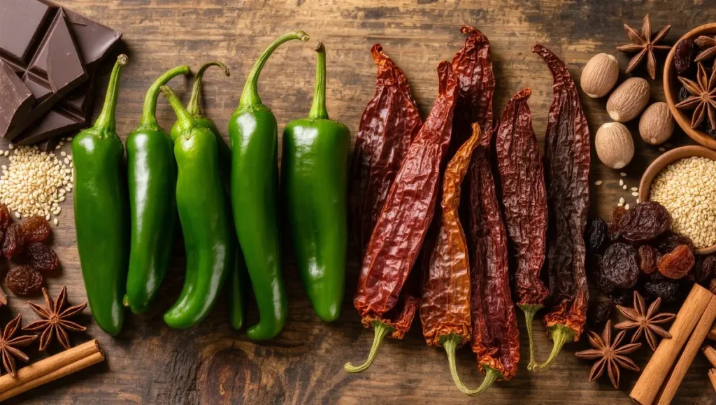 Poblano Verde vs. Ancho