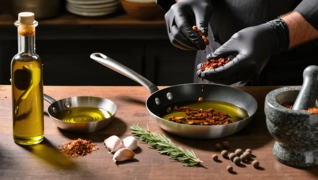 Azeite Aromatizado Infusionado com Trinidad Moruga Scorpion