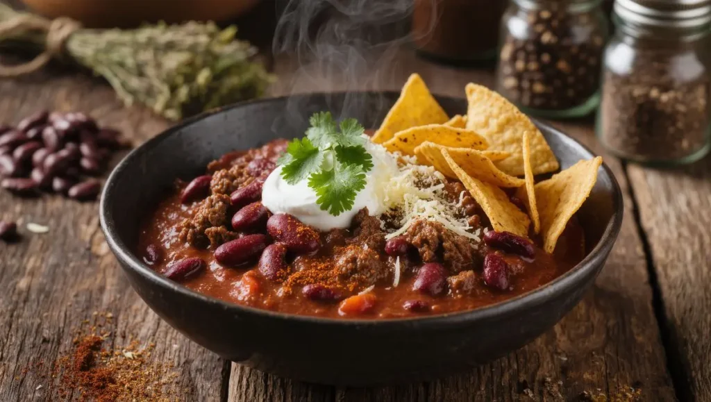 Chilli com Carne ao Estilo Bhut