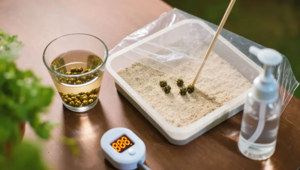 Escolha das Sementes e Germinação