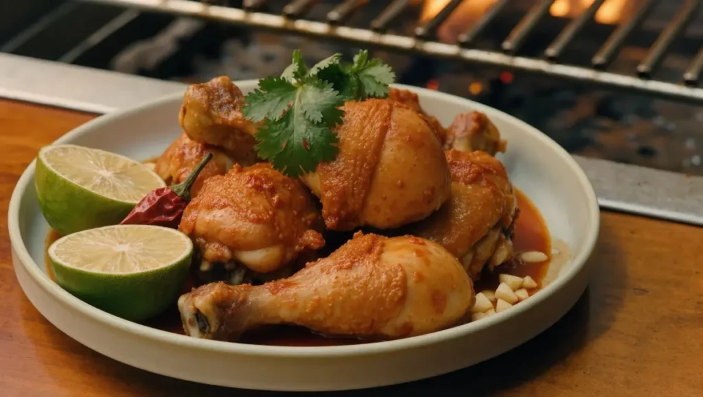 Frango Marinado com Ghost Pepper e Limão