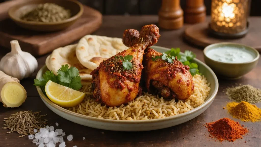 Frango Marinado com Naga Morich ao Estilo Indiano