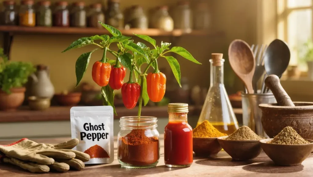 Ghost Pepper na Cozinha