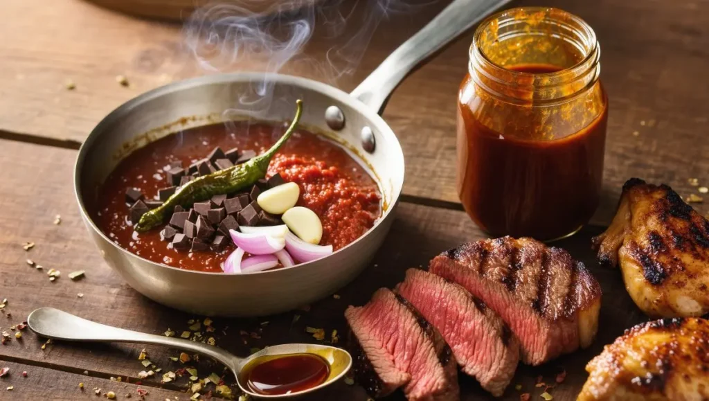 Molho de Chocolate Bhut para Carnes Grelhadas