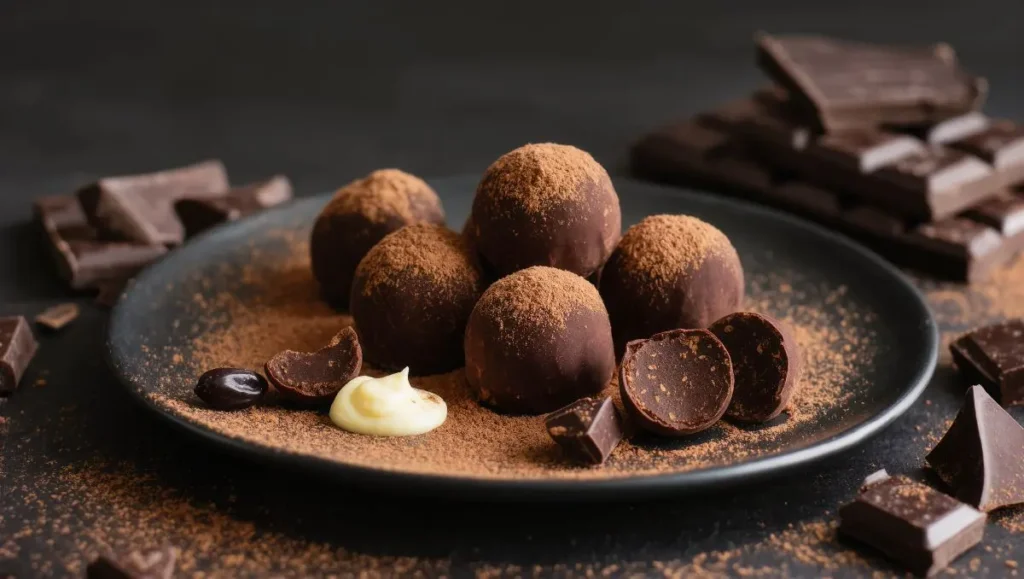 Trufa de Chocolate Negro com Toque de Bhut