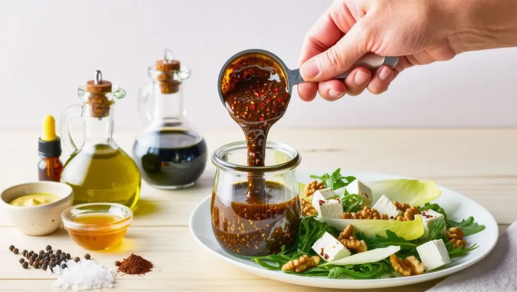 Vinagrete Picante com Chocolate Bhut para Saladas