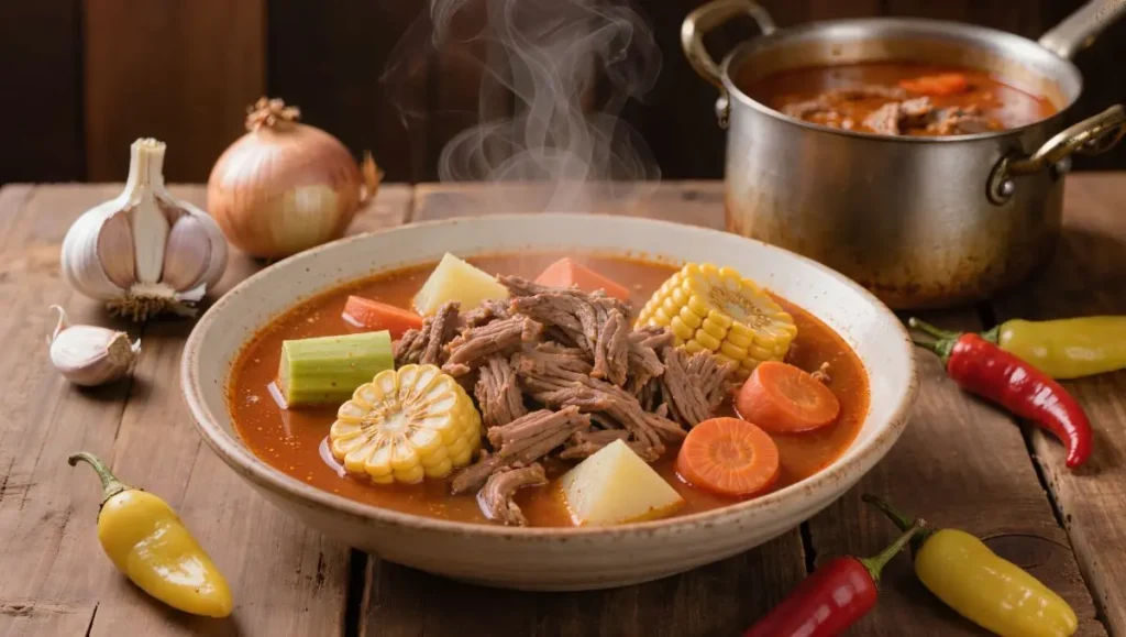 Caldo de Res com Chilhuacle