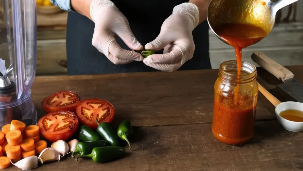 Molho Hot Sauce Caseiro com Dragon Breath