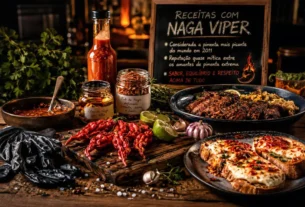 Receitas com Naga Viper