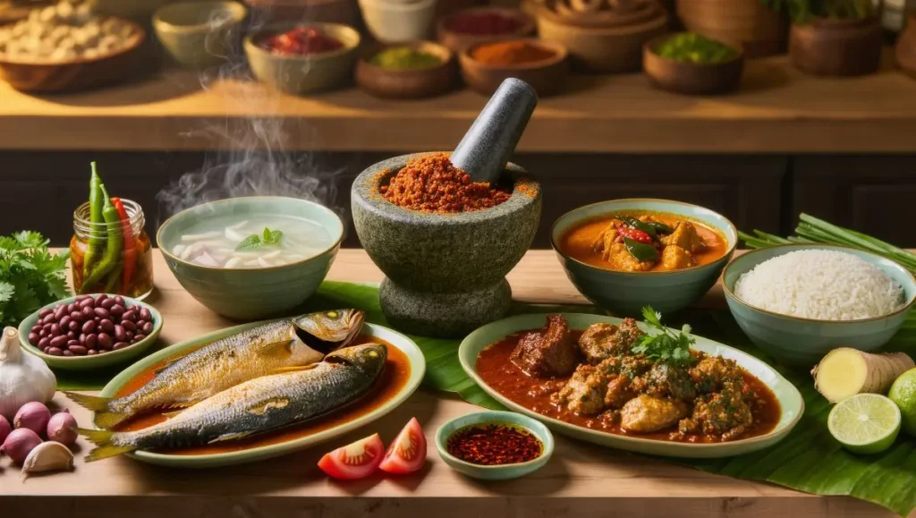 Cabai Burung na cozinha