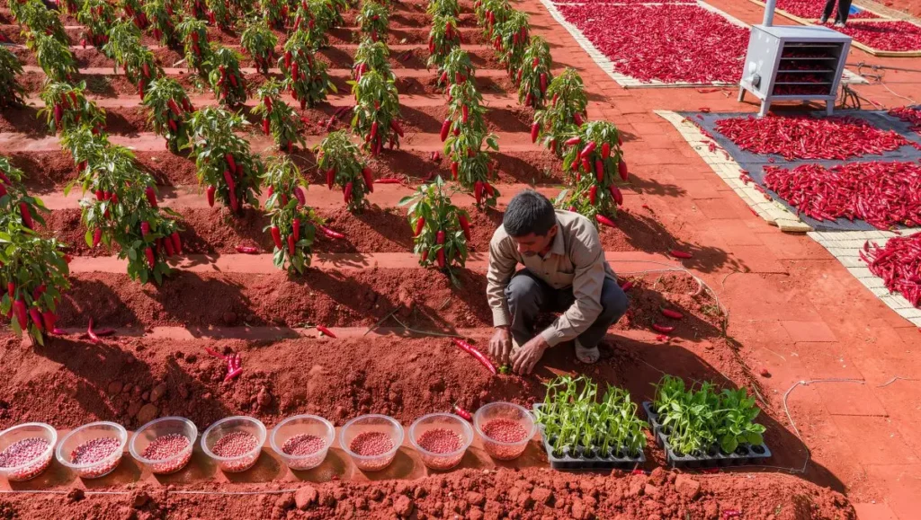 Como Cultivar a Pimenta Byadgi