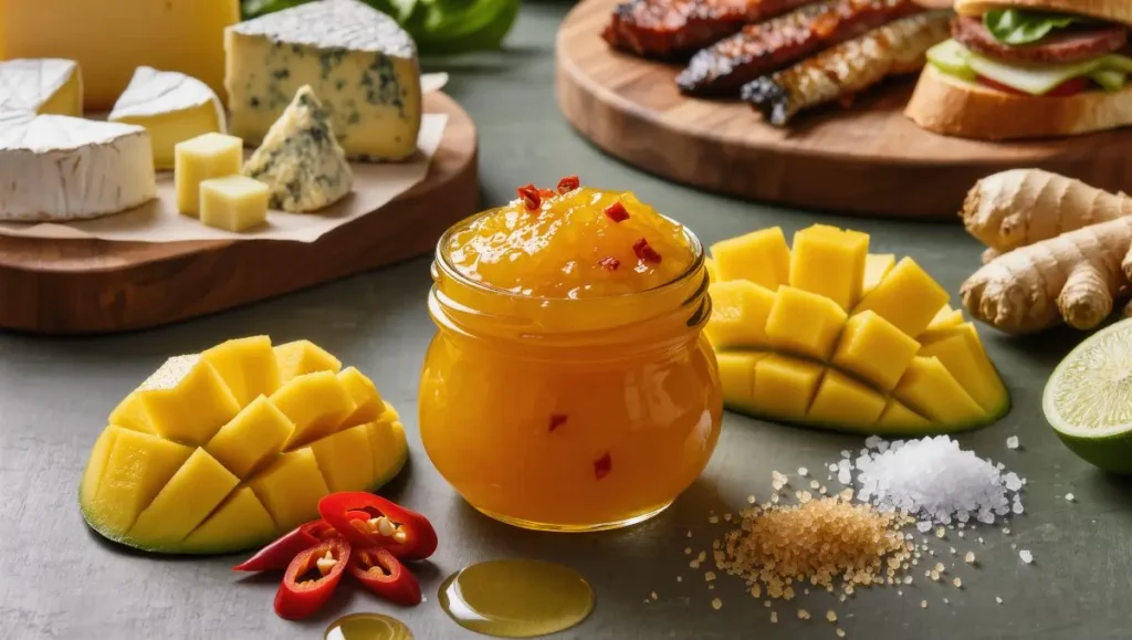 Geleia tropical de manga com CABAI RAWIT