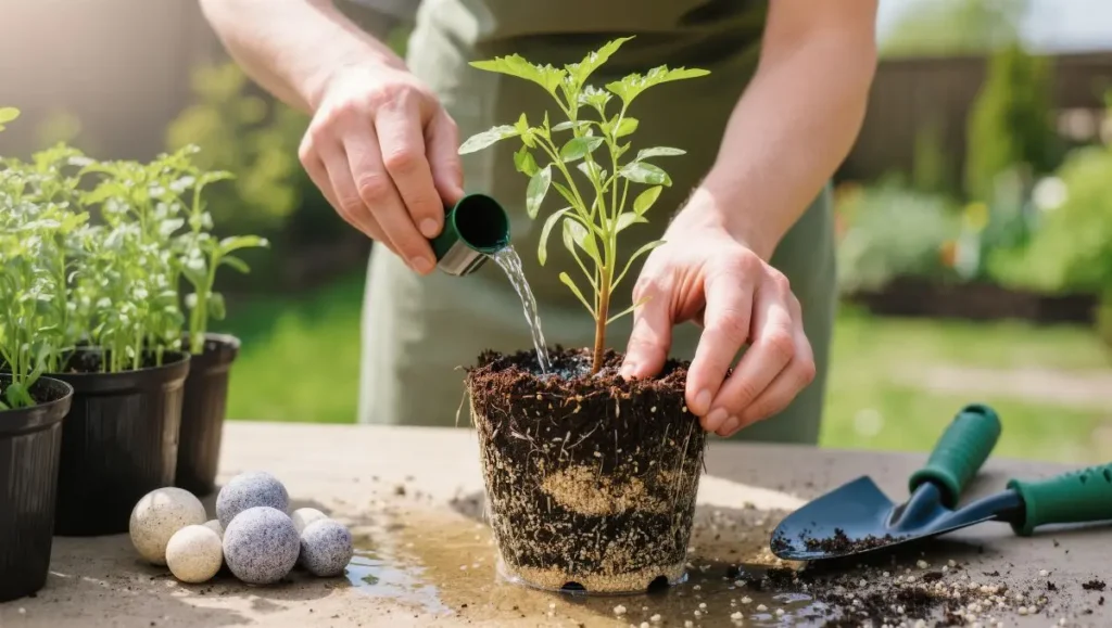 Vaso, substrato e local ideal para o cultivo
