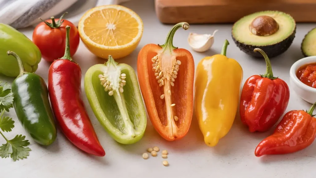 Aji Cristal na Escala Scoville