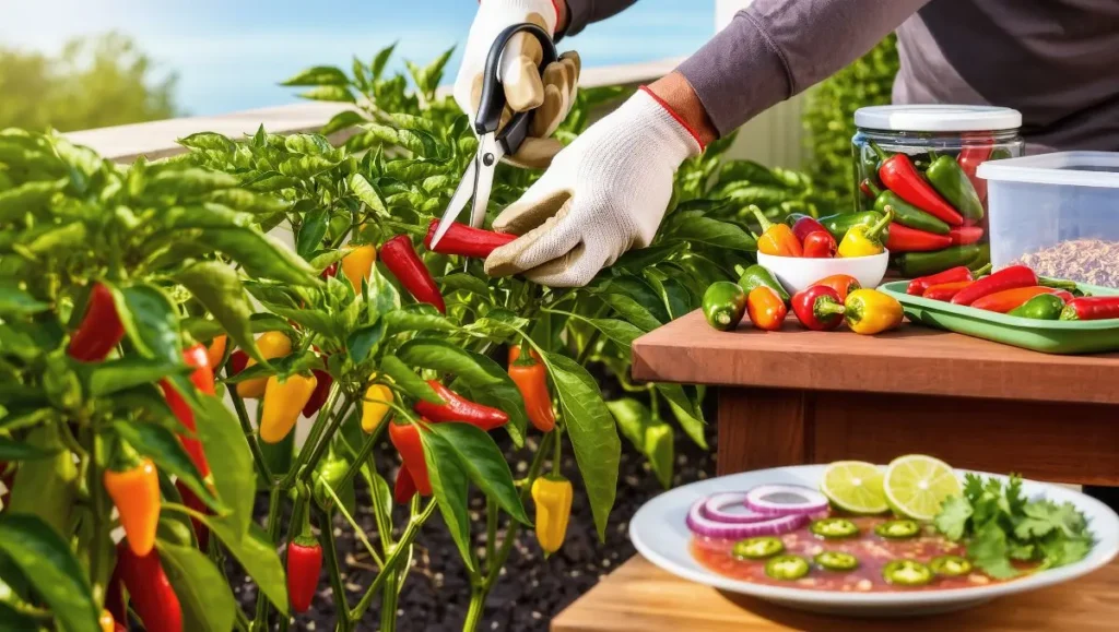 Colheita, armazenamento e uso dos frutos