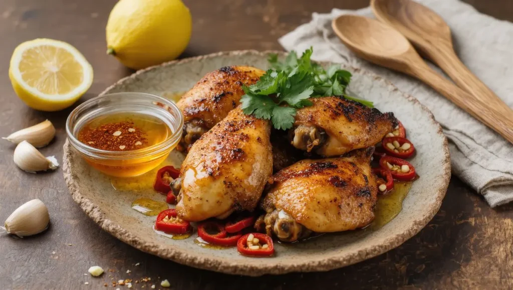 Frango grelhado com marinada de Aji Fantasy e mel