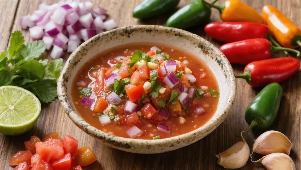 Molho fresco de Aji Fantasy com tomate e limão
